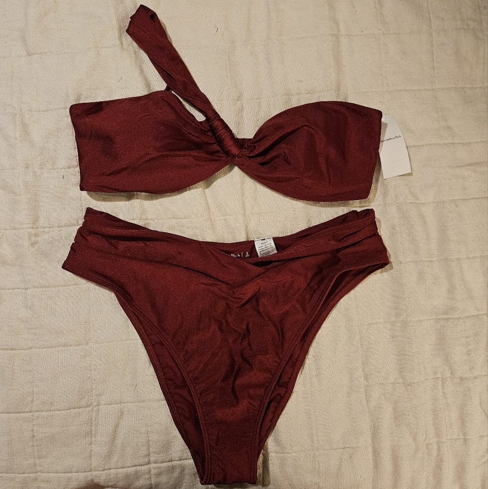 NWT Abercrombie & Fitch L Two Piece Swim